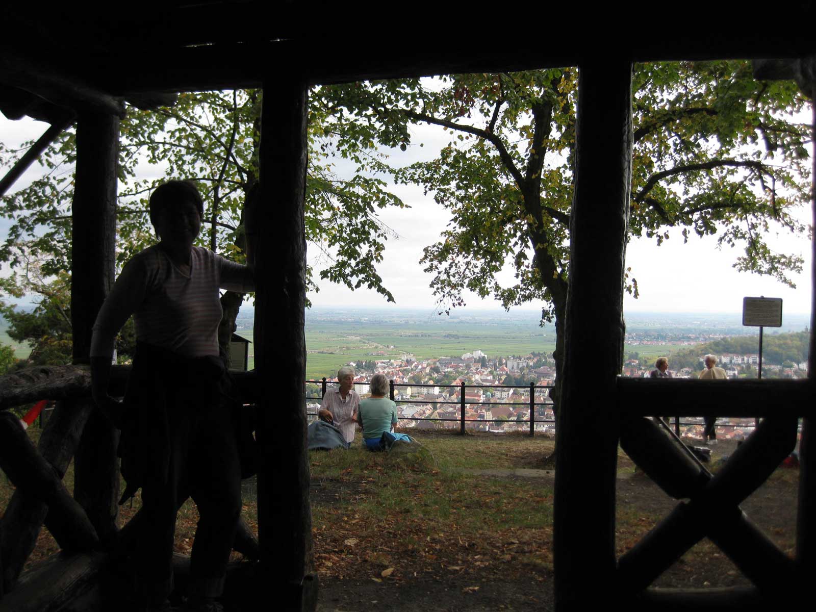 Wanderung 2009 
Blick vom Kriemhildenstuhl 
nach Bad Dürkheim