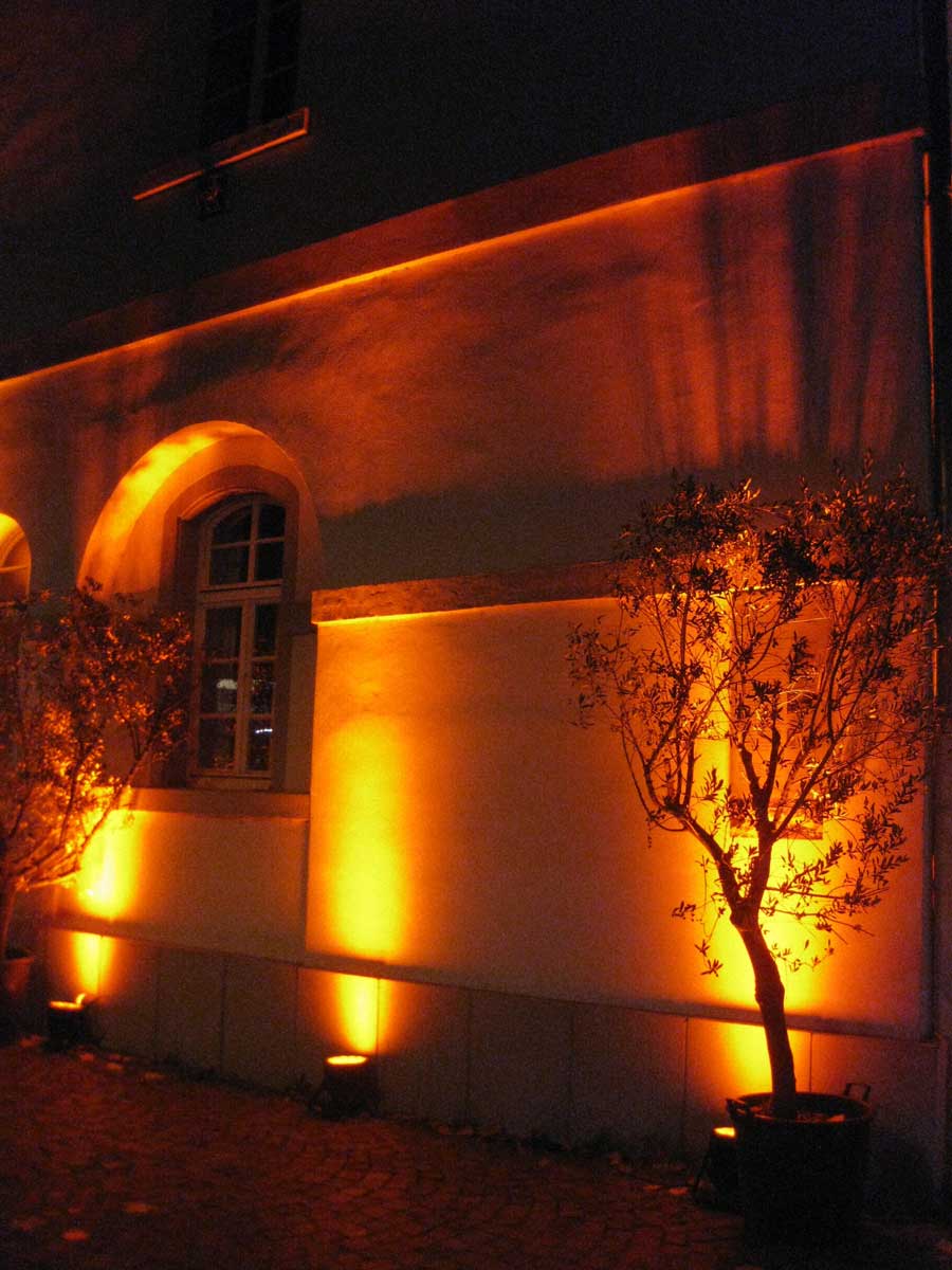 Das Käfertaler Rathaus beleuchtet durch Thomas Heck, Fa Lighttec
