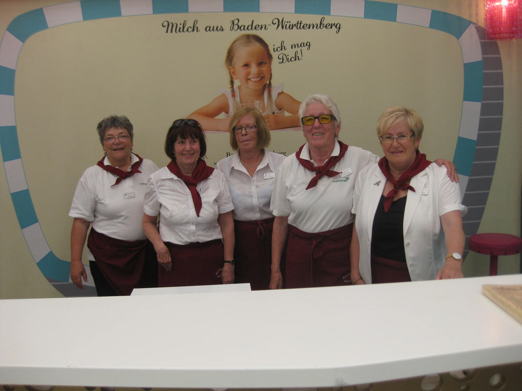 Evi Reuther, Marie-Luise Demmerle, Marita Rönsch, Sigi Bamberger, Renate Greulich